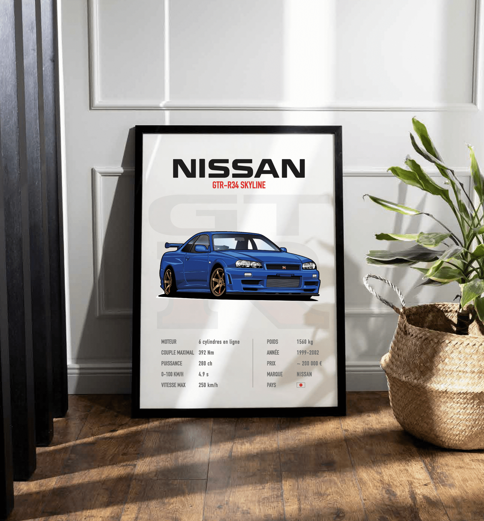 Nissan GTR R34 Skyline (caractéristiques))