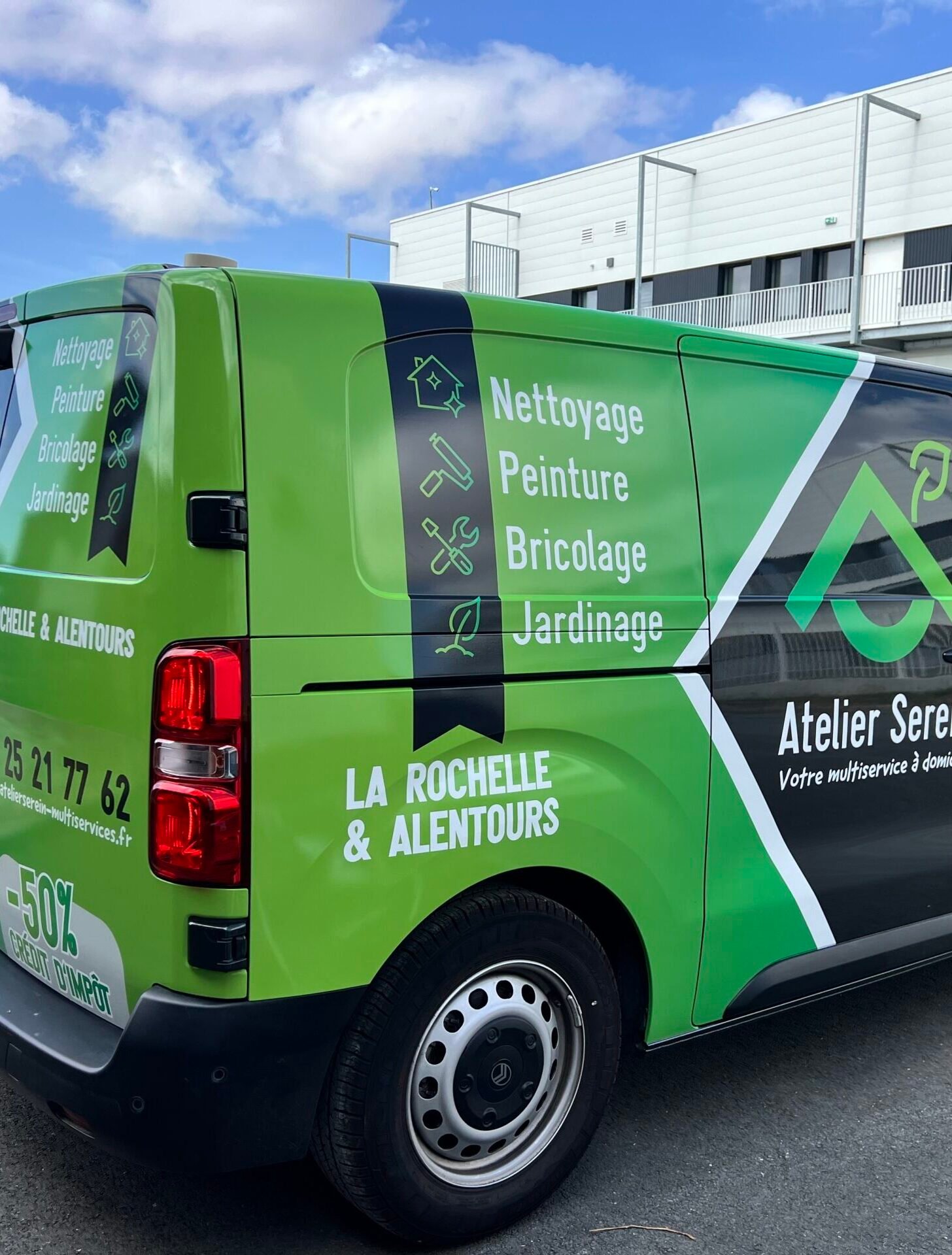 Semi-covering publicitaire